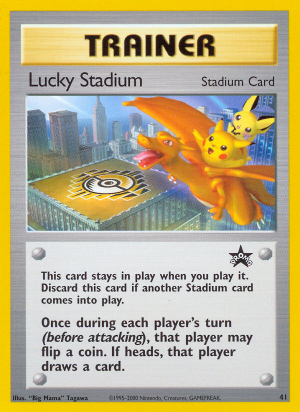 Lucky Stadium — illustrated card