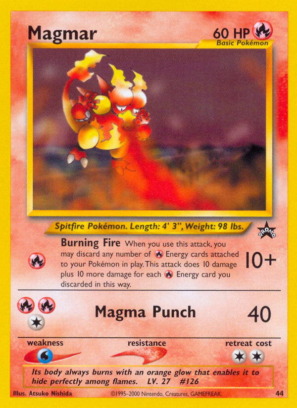 Magmar — illustrated card