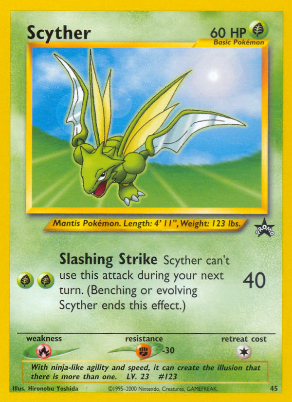 Scyther — illustrated card