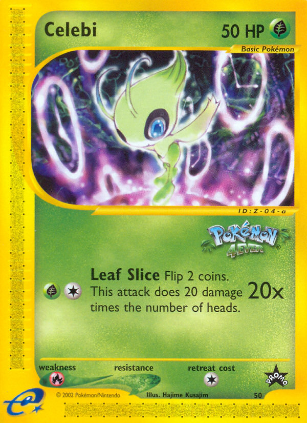 Celebi — illustrated card