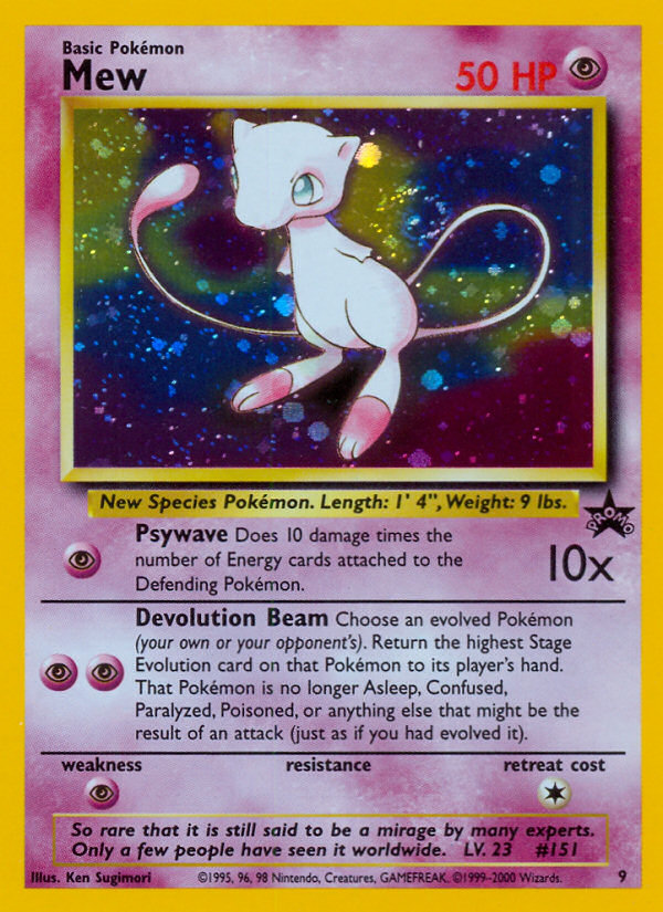 Mew — illustrated card
