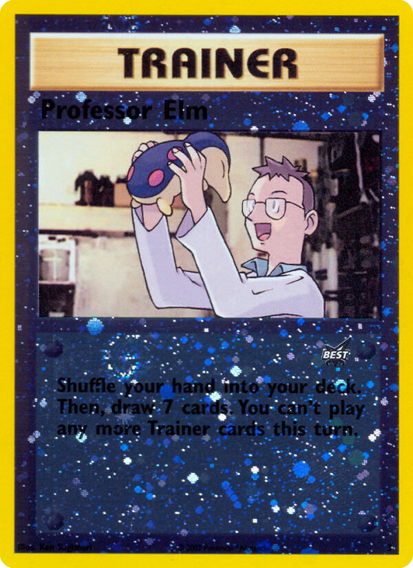 Professor Elm — illustrated card
