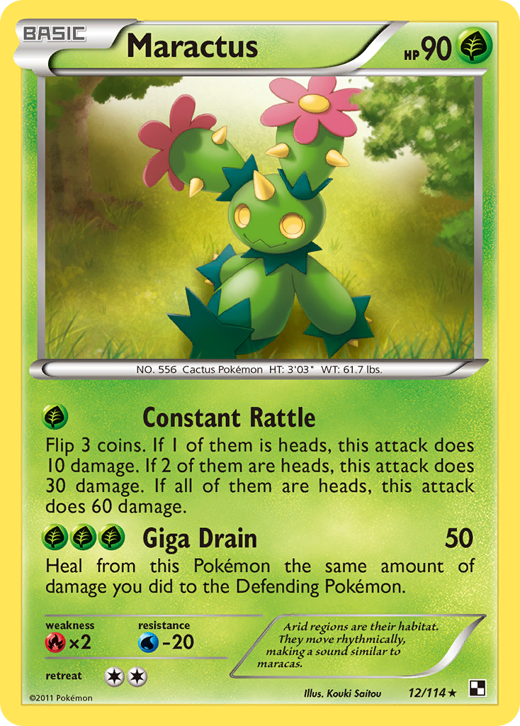 Maractus — illustrated card