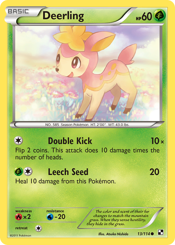 Deerling — illustrated card
