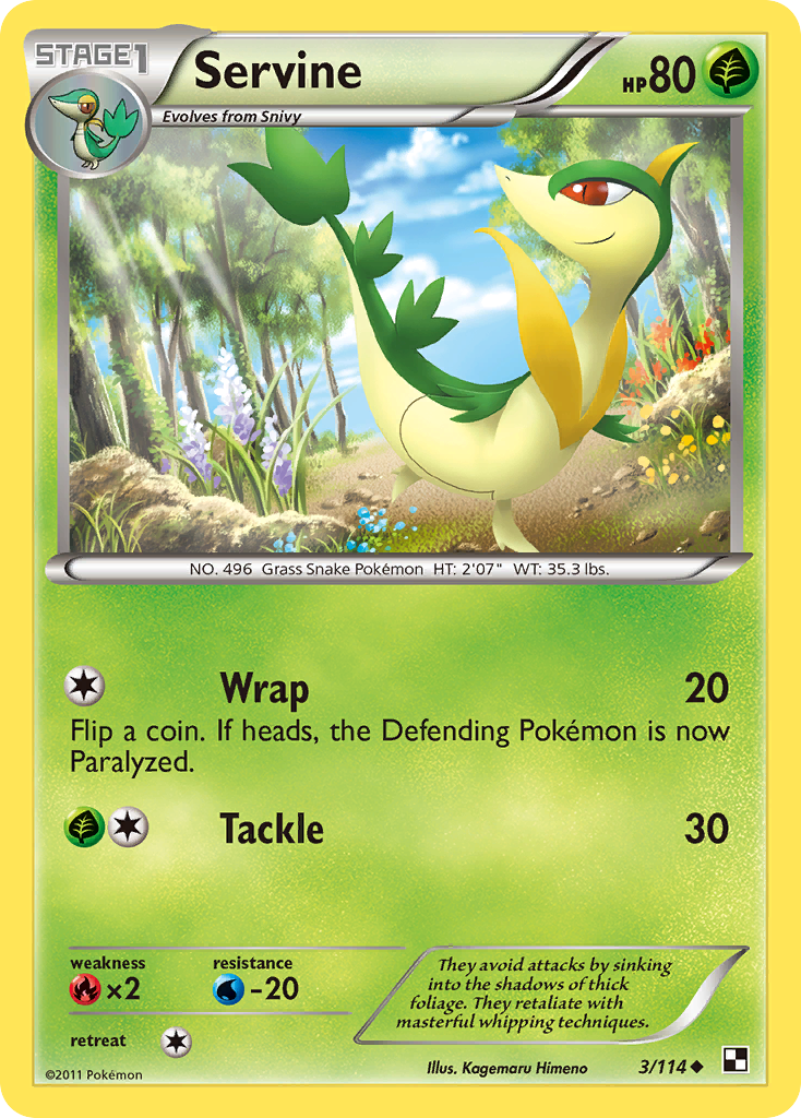 Servine — illustrated card