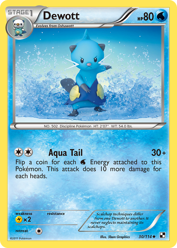 Dewott — illustrated card