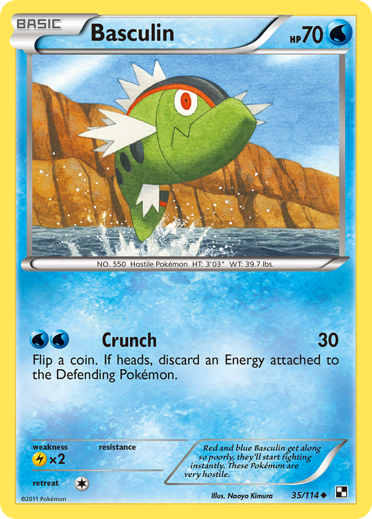 Basculin — illustrated card