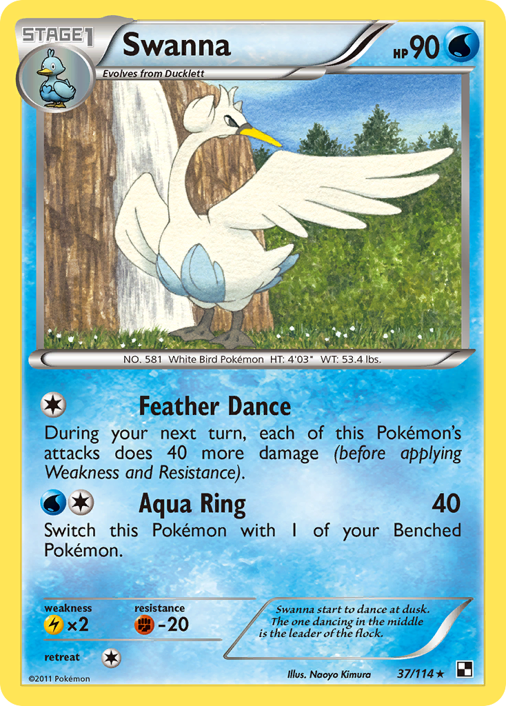 Swanna — illustrated card
