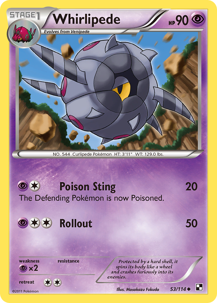 Whirlipede — illustrated card