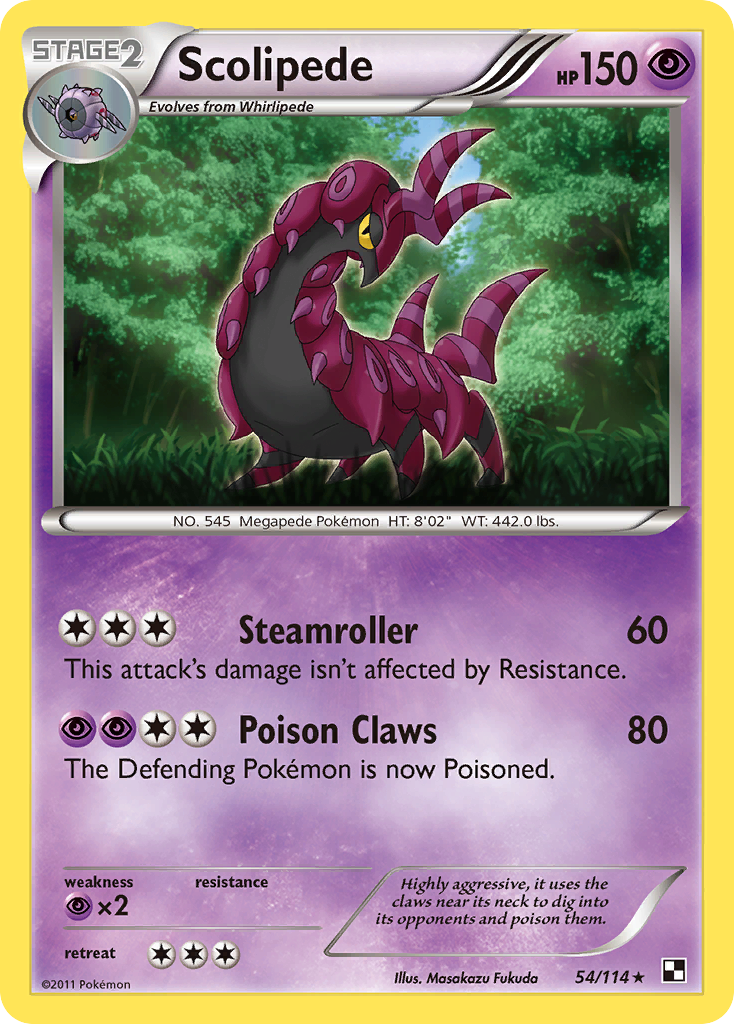 Scolipede — illustrated card
