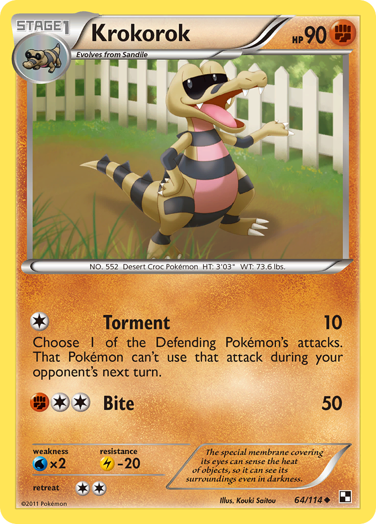 Krokorok — illustrated card