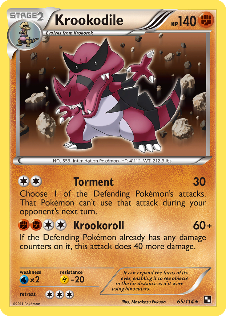 Krookodile — illustrated card