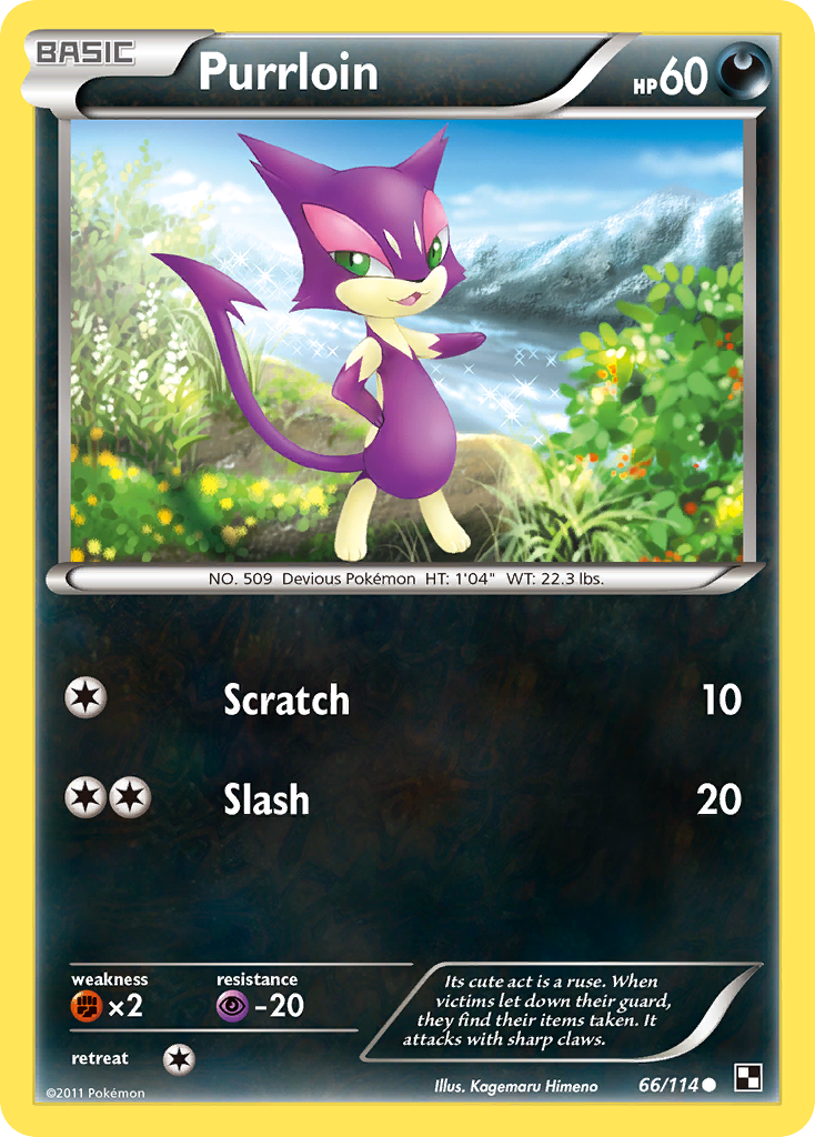 Purrloin — illustrated card
