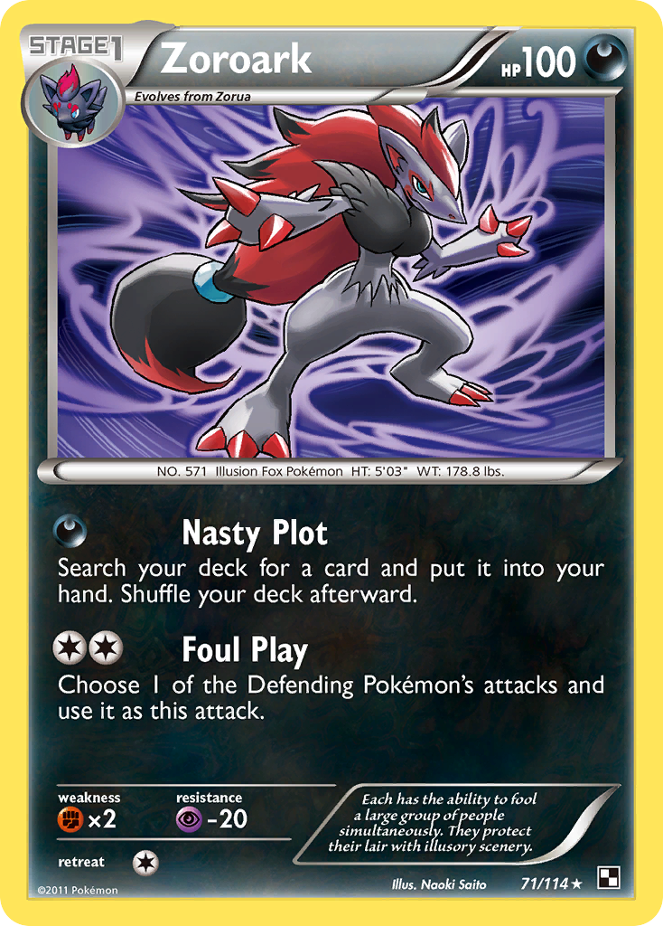 Zoroark — illustrated card