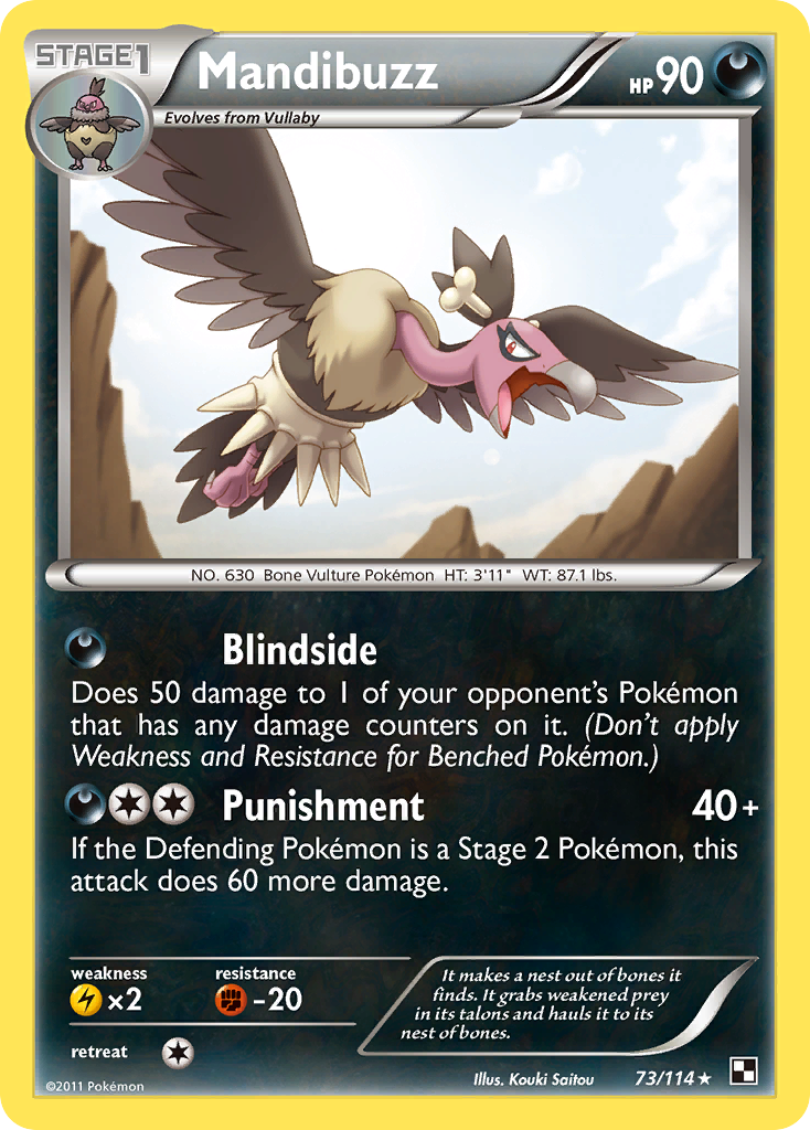 Mandibuzz — illustrated card
