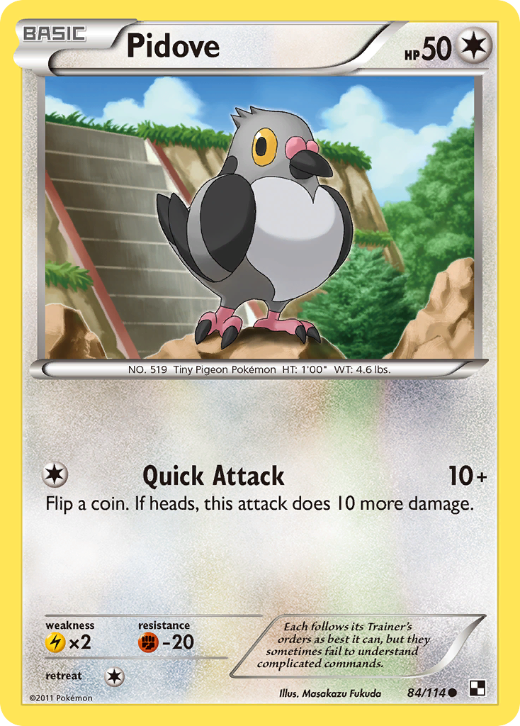 Pidove — illustrated card