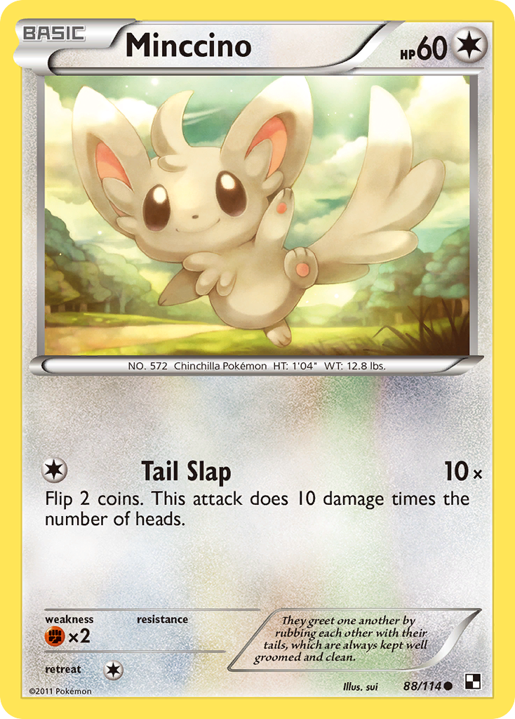 Minccino — illustrated card
