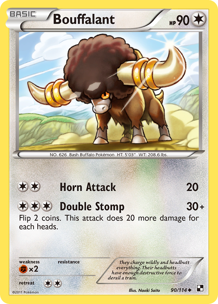 Bouffalant — illustrated card