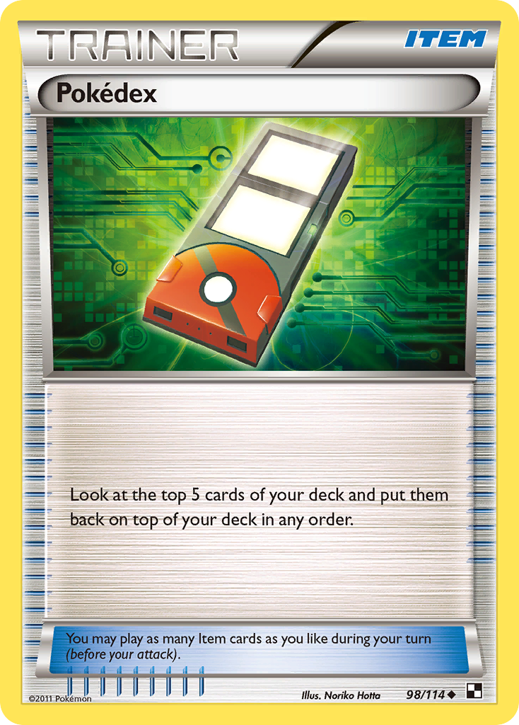 Pokédex — illustrated card