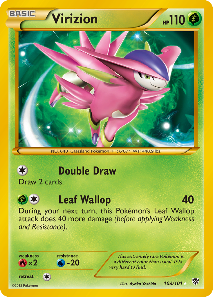 Virizion — illustrated card