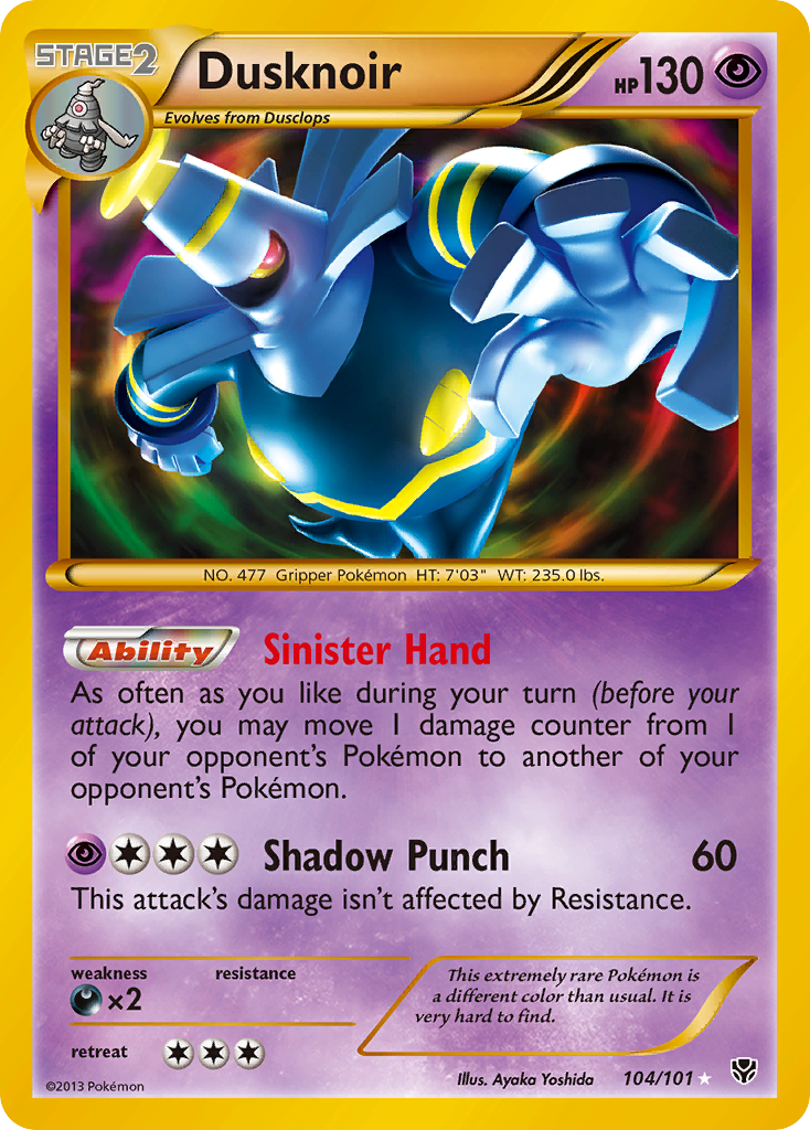Dusknoir — illustrated card