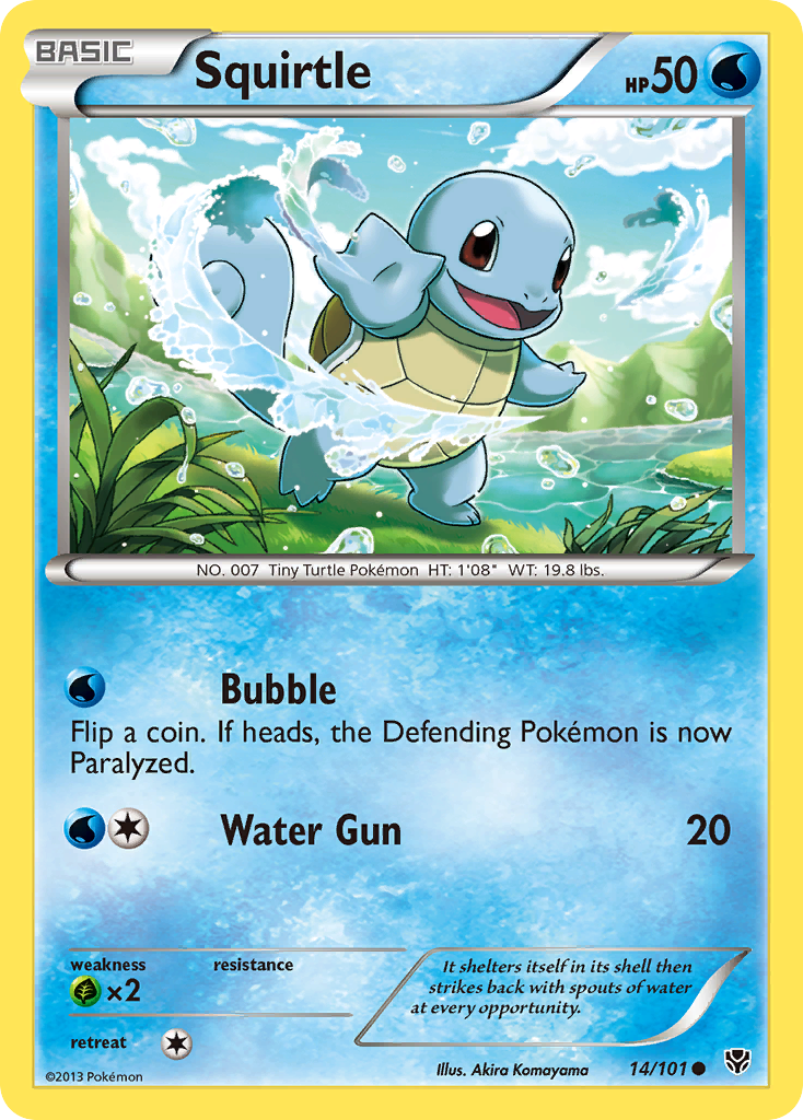 Squirtle — illustrated card