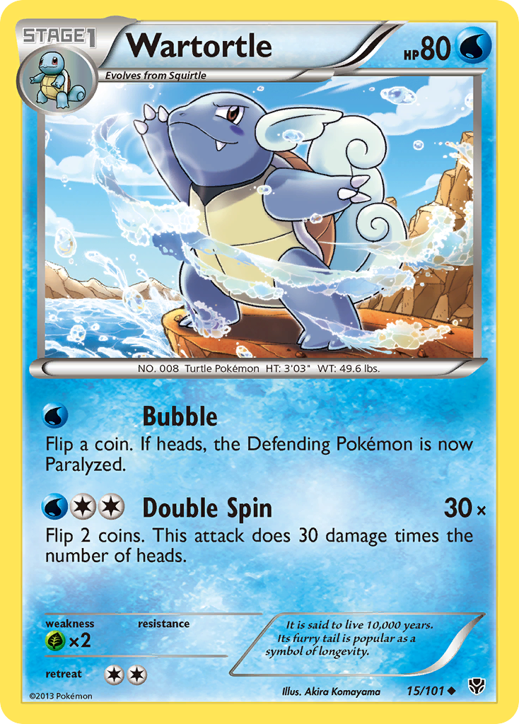 Wartortle — illustrated card