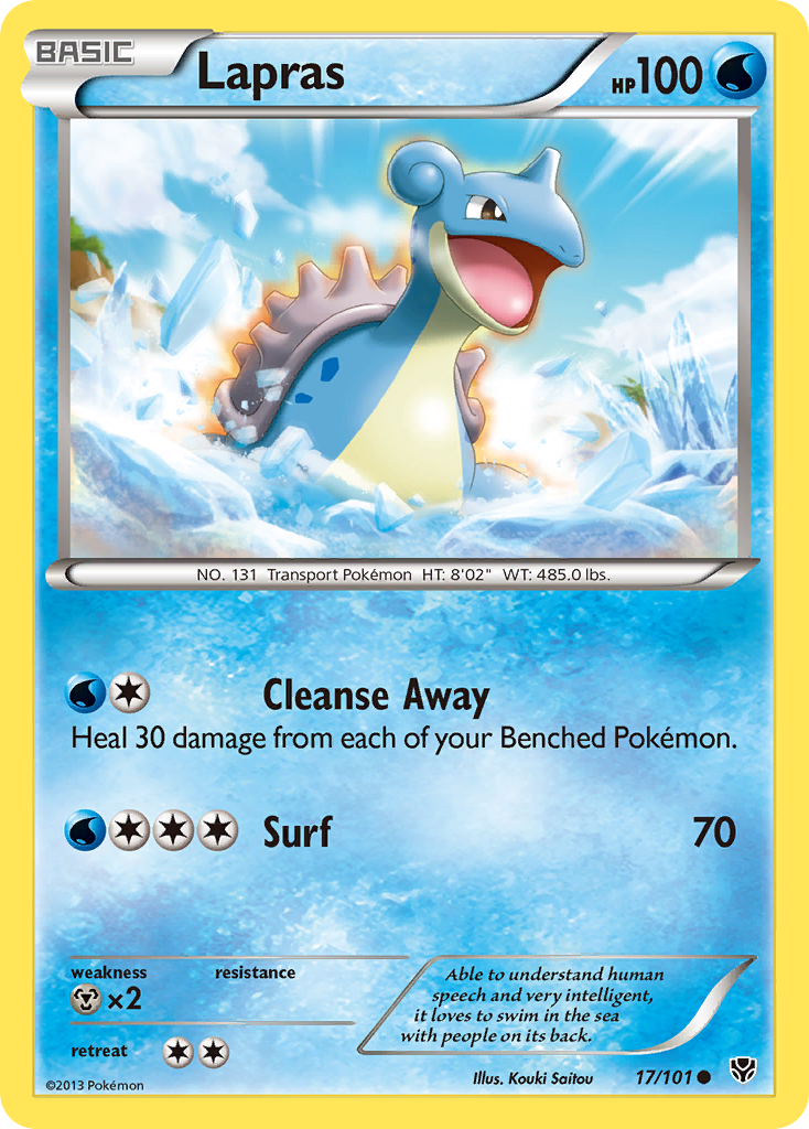 Lapras — illustrated card
