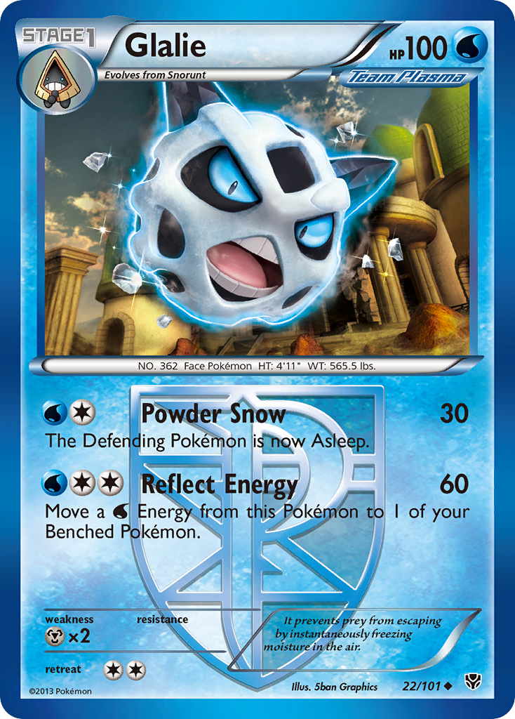 Glalie — illustrated card