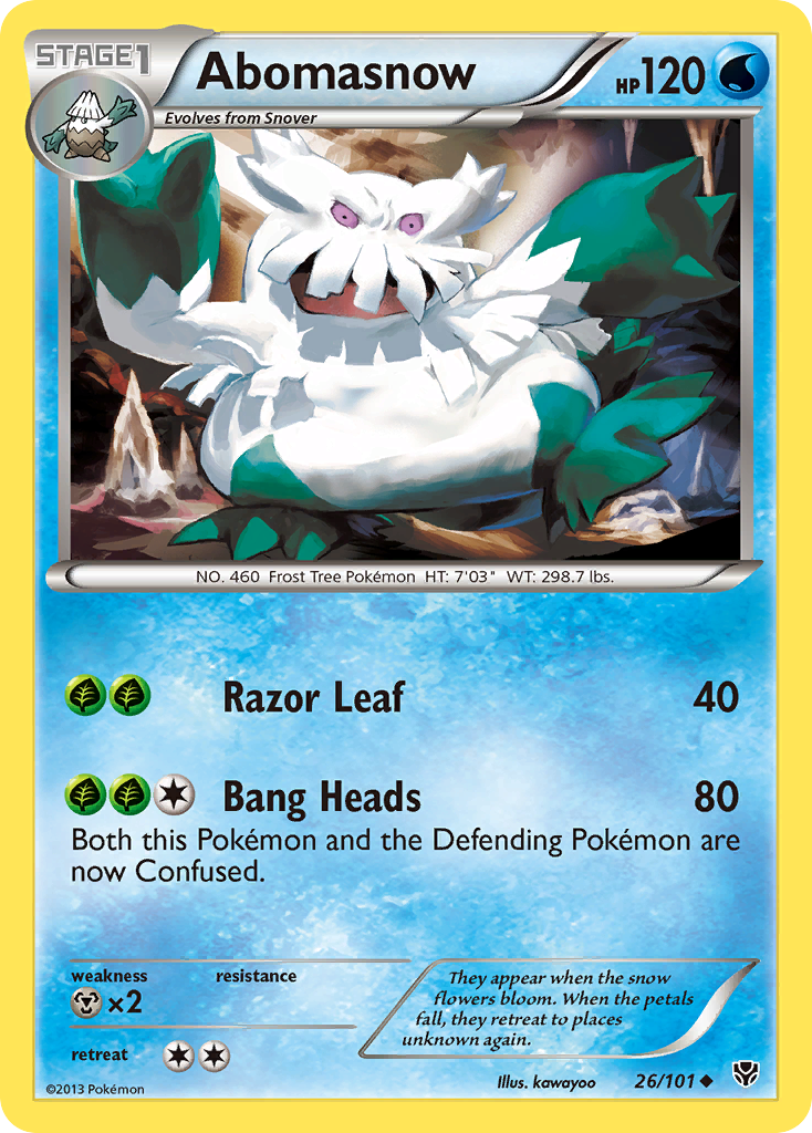 Abomasnow — illustrated card