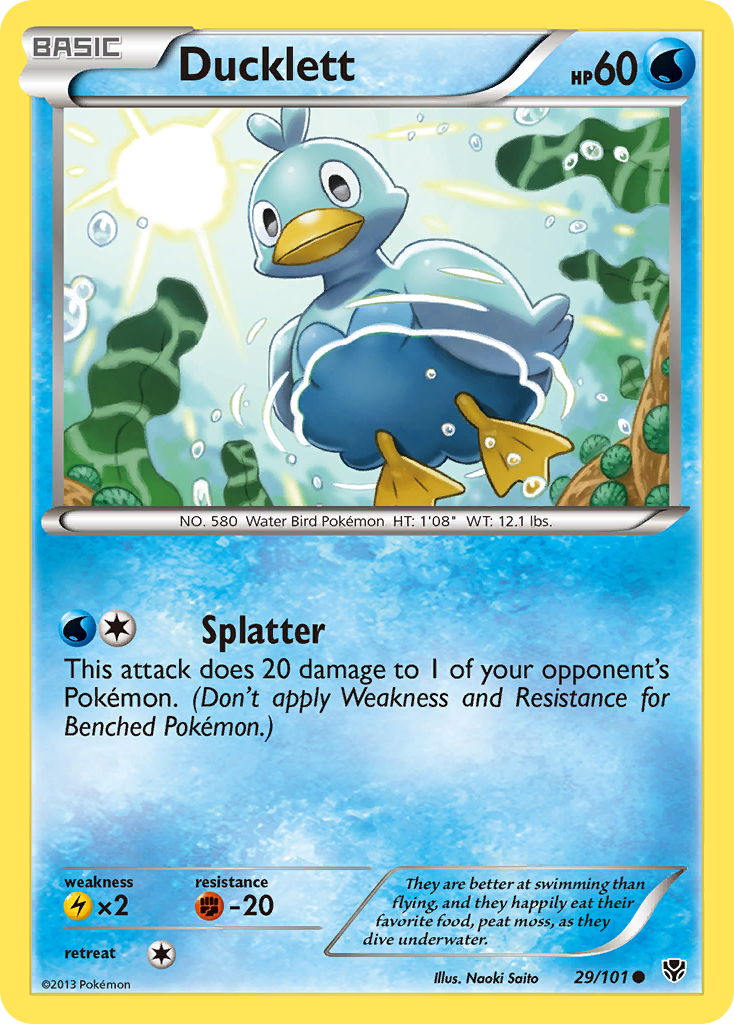 Ducklett — illustrated card