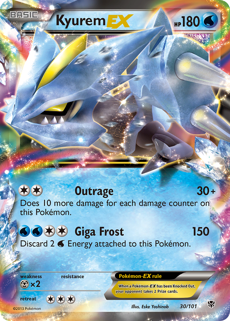 Kyurem-EX — illustrated card