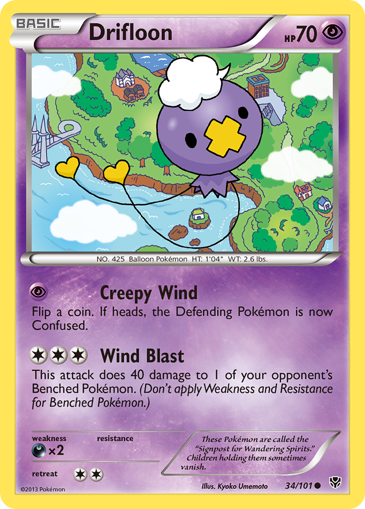Drifloon — illustrated card