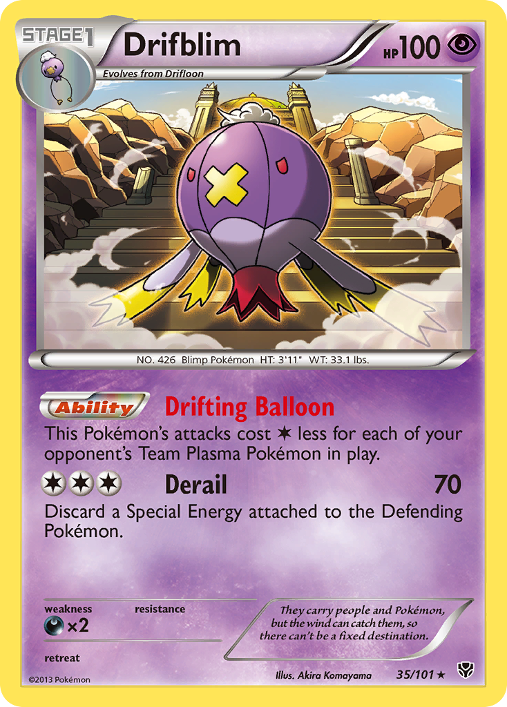 Drifblim — illustrated card