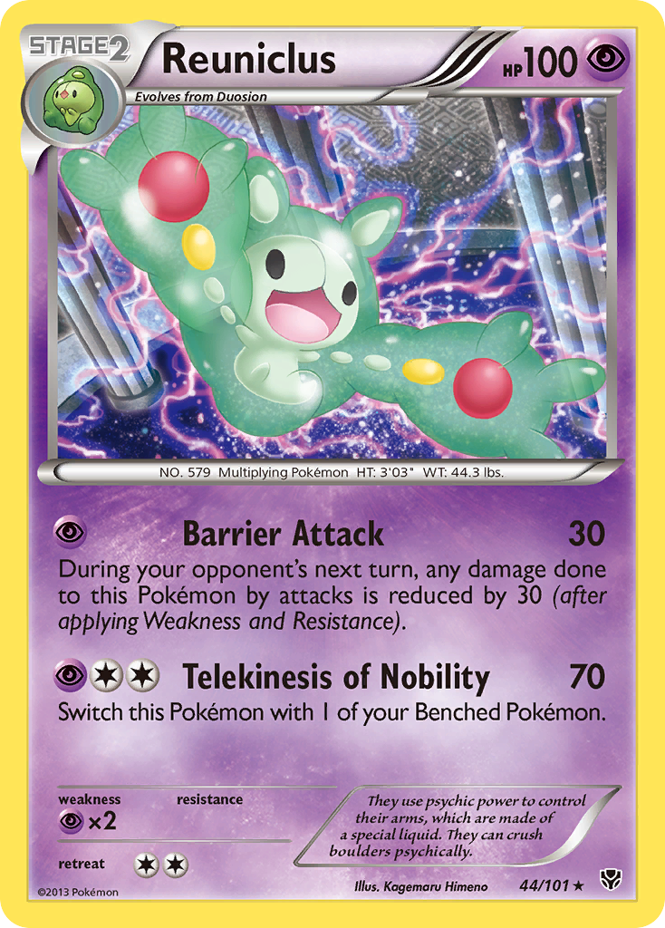 Reuniclus — illustrated card