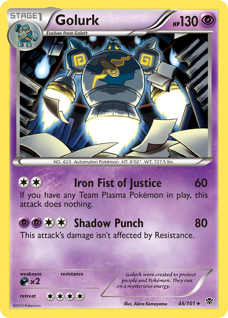 Golurk — illustrated card