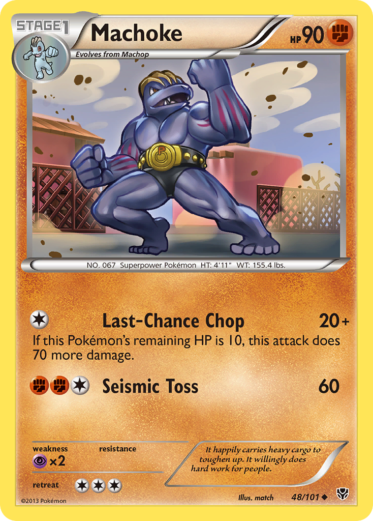 Machoke — illustrated card