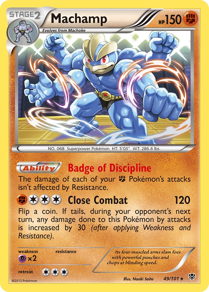 Machamp — illustrated card