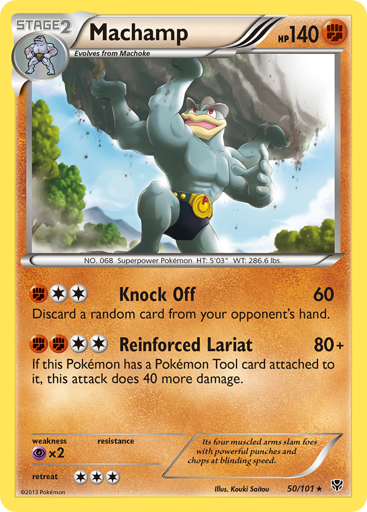 Machamp — illustrated card