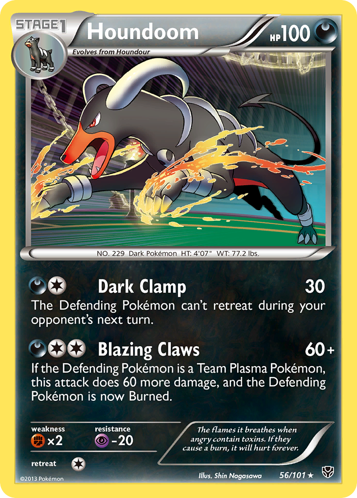 Houndoom — illustrated card