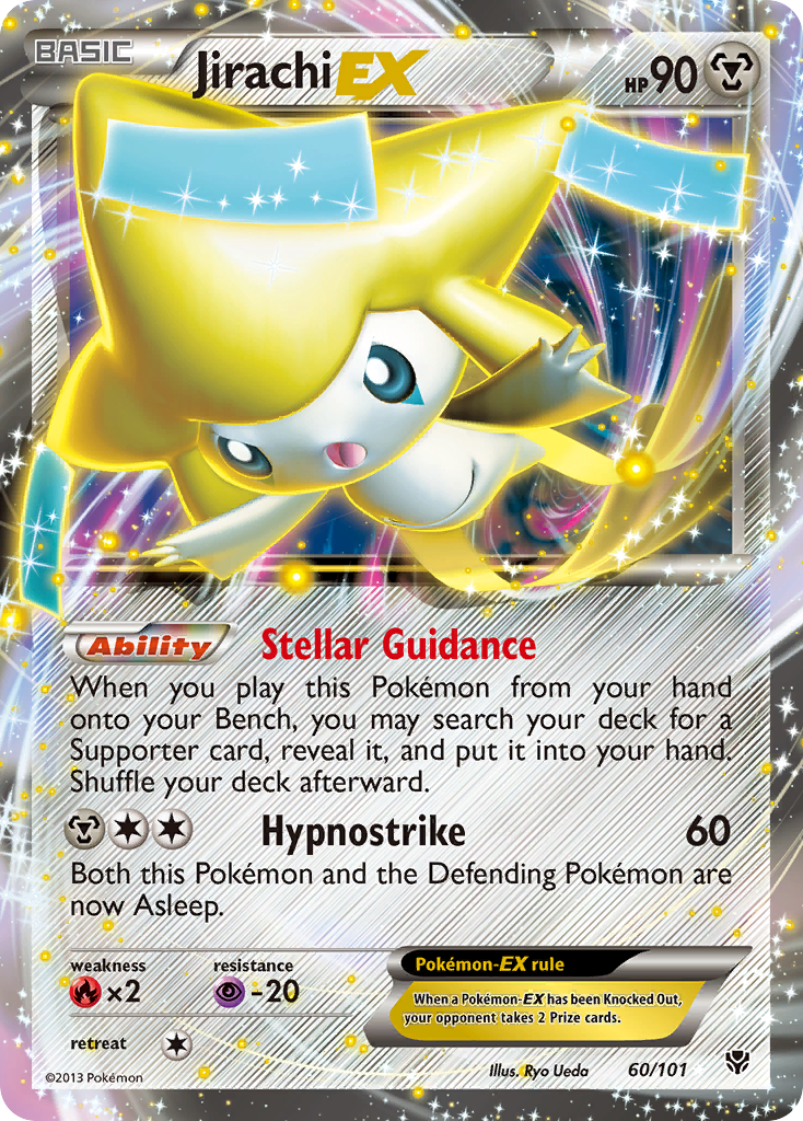 Jirachi-EX — illustrated card