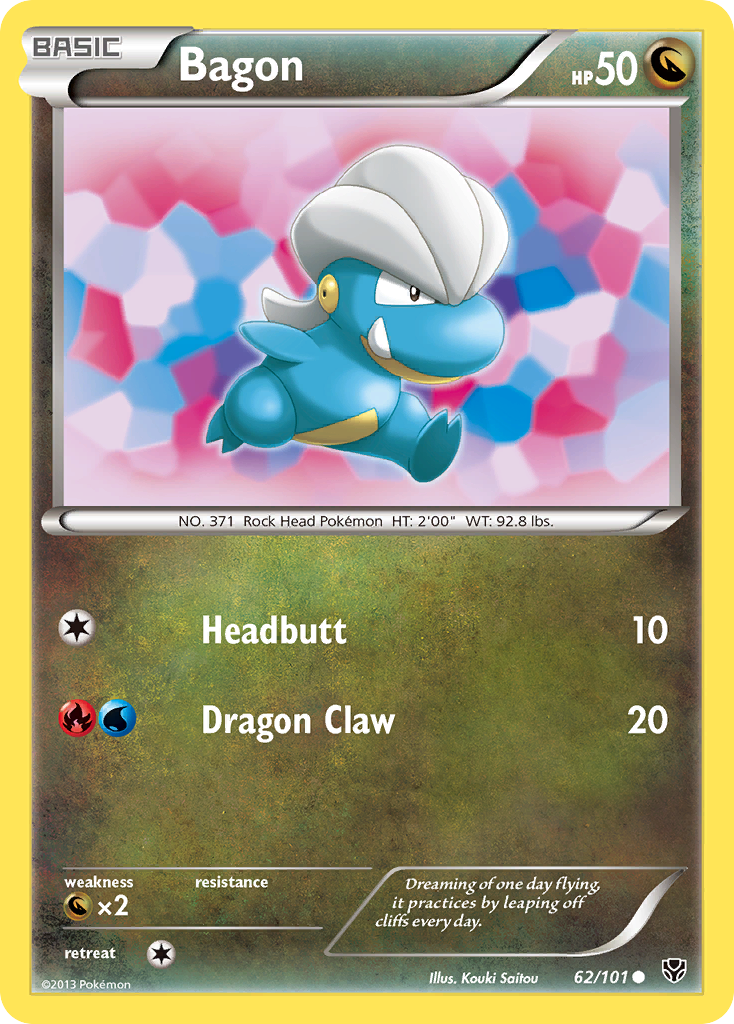 Bagon — illustrated card