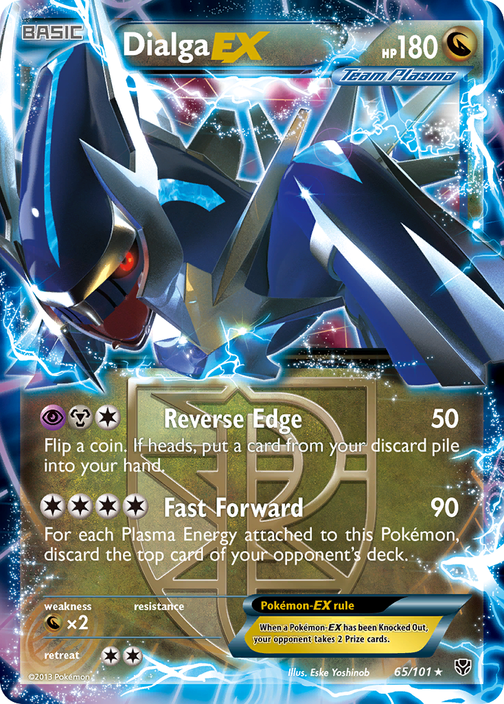 Dialga-EX — illustrated card