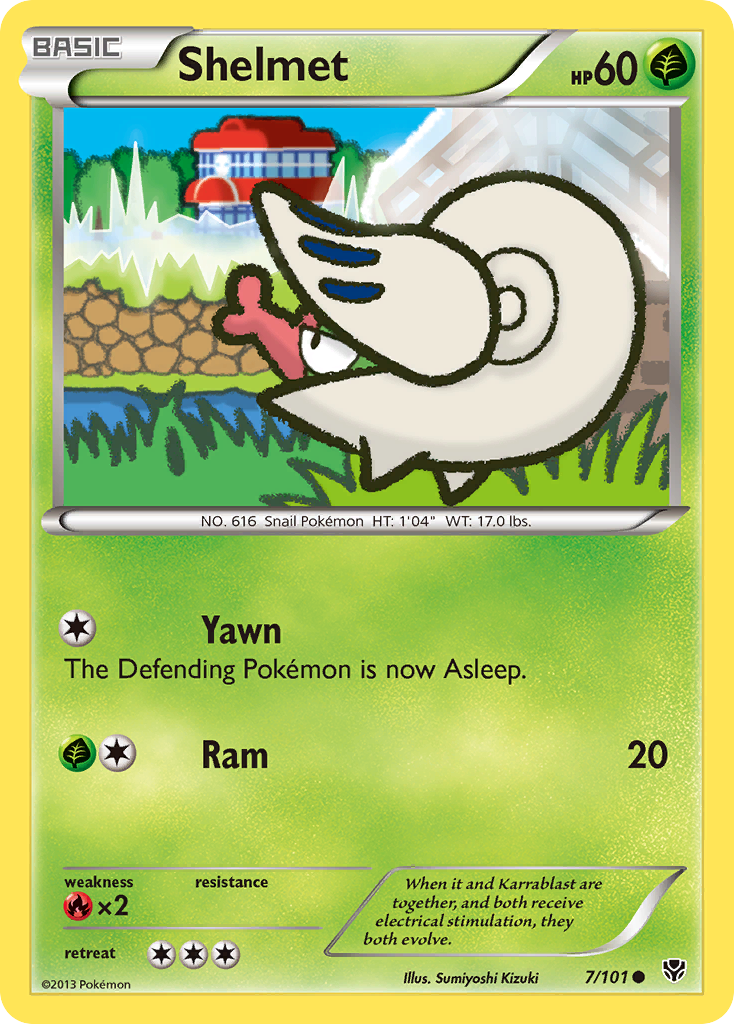 Shelmet — illustrated card