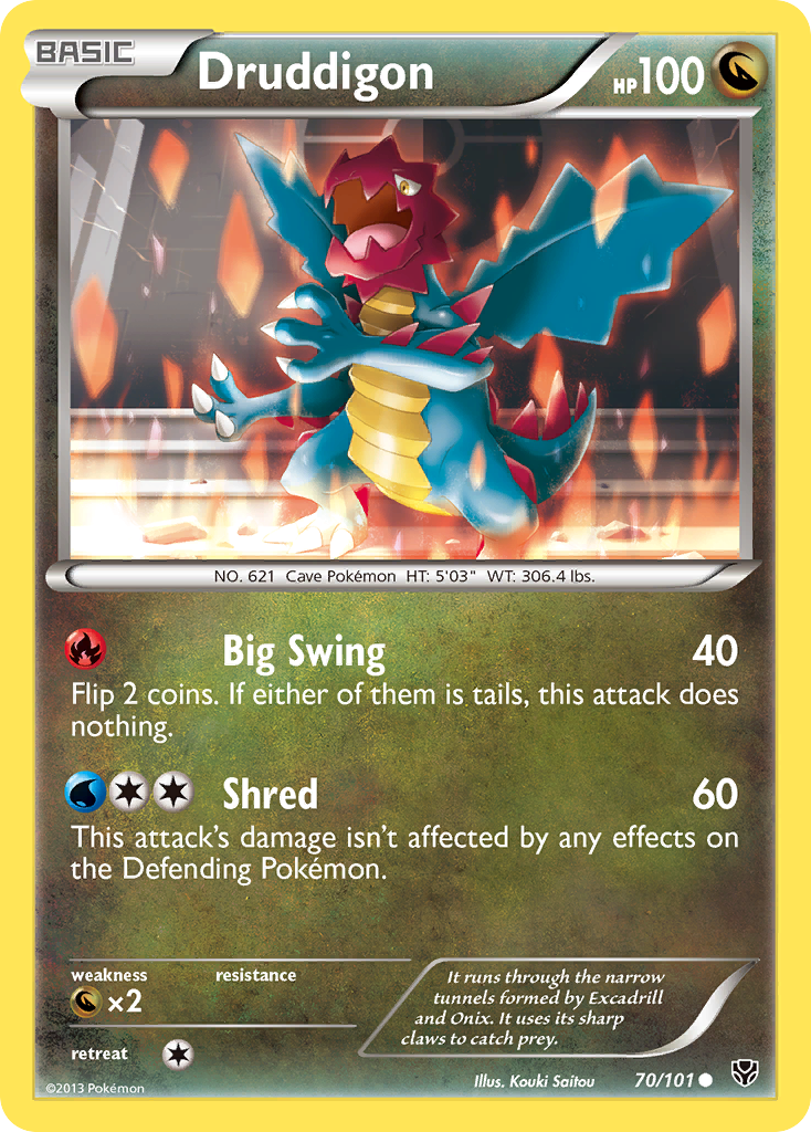 Druddigon — illustrated card