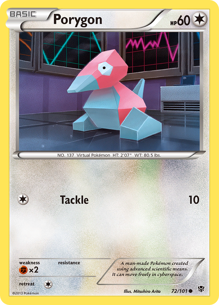 Porygon — illustrated card