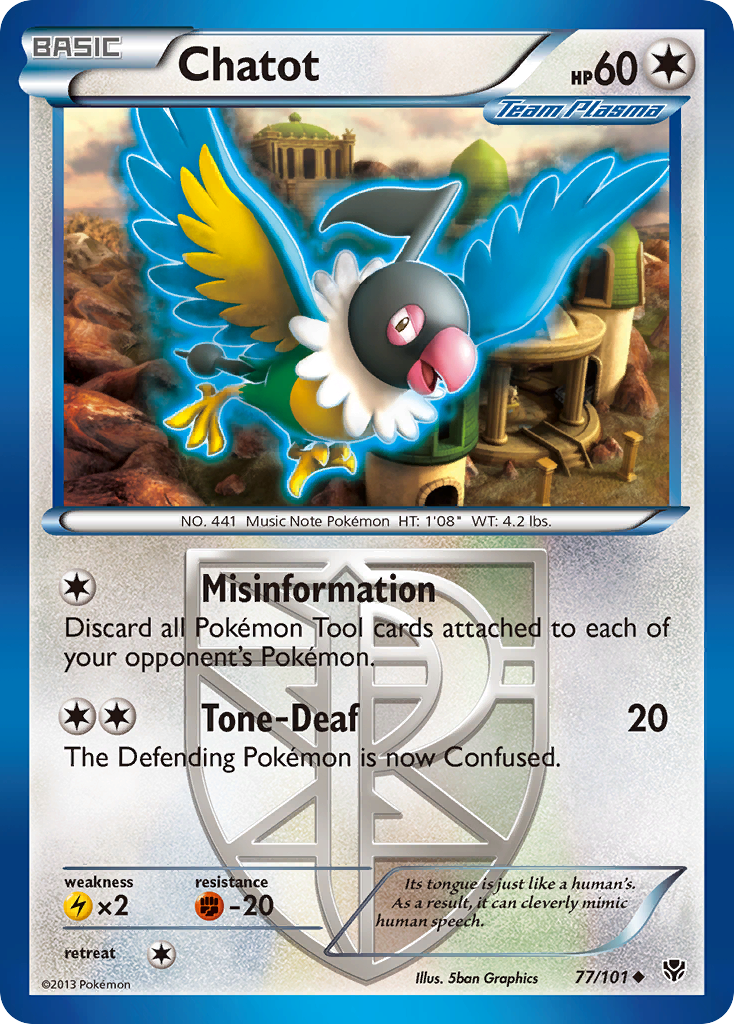 Chatot — illustrated card
