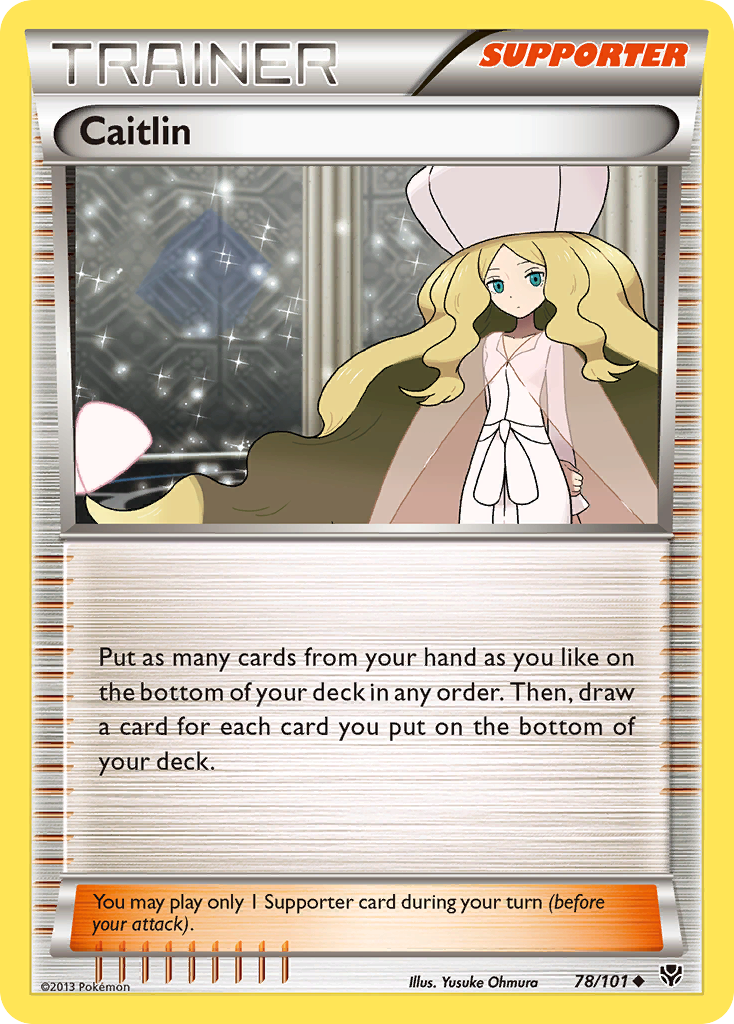 Caitlin — illustrated card