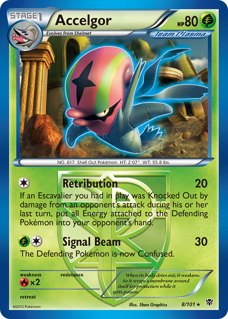 Accelgor — illustrated card