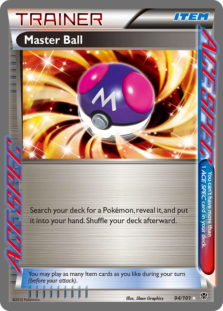 Master Ball — illustrated card